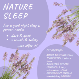 Set pre prirodzený spánok - NATURE SLEEP