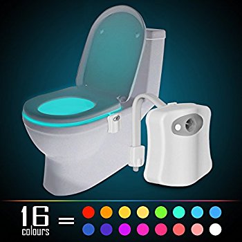 Záchodový sveteľný senzor