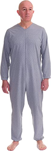 Overalové pyžamo pre ošetrovaných, pánske