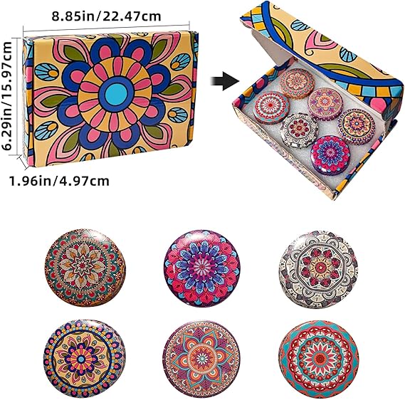 Vonné dekoračné sviečky - 6 set