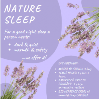 Set pre prirodzený spánok - NATURE SLEEP