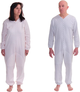 Zdravotné bavlnené pyžamo, unisex